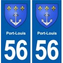 56 Port-Louis blason autocollant plaque stickers ville