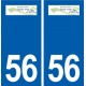 56 Sainte-Anne-d'Auray logo autocollant plaque stickers ville