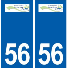 56 Sainte-Anne-d'Auray logo autocollant plaque stickers ville