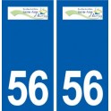 56 Sainte-Anne-d'Auray logo autocollant plaque stickers ville