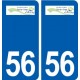 56 Sainte-Anne-d'Auray logo autocollant plaque stickers ville