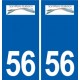 56 Saint-Pierre-Quiberon logo autocollant plaque stickers ville