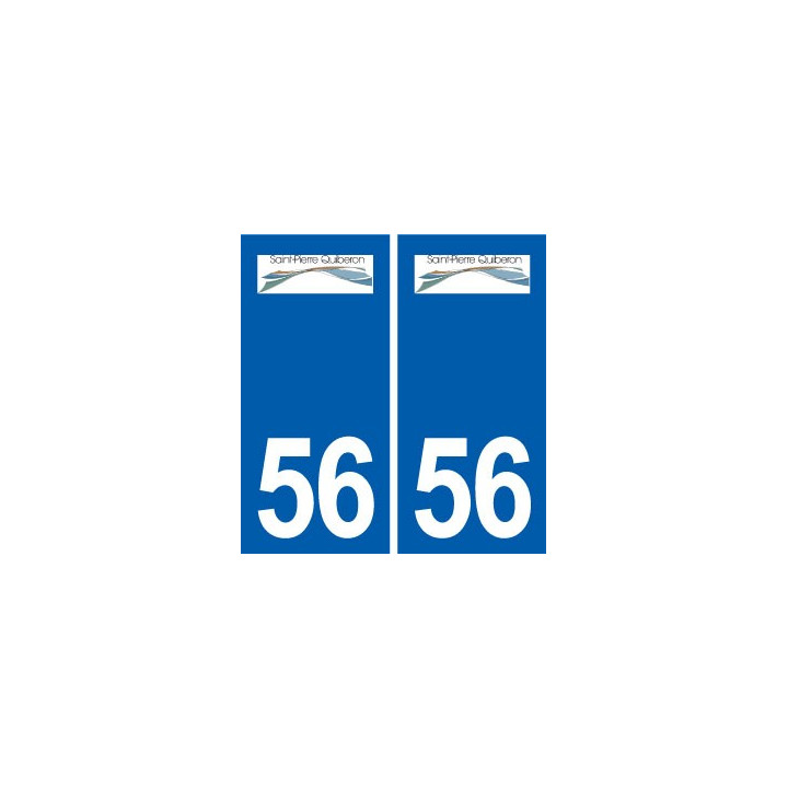 56 Saint-Pierre-Quiberon logo autocollant plaque stickers ville