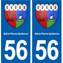 56 Saint-Pierre-Quiberon blason autocollant plaque stickers ville