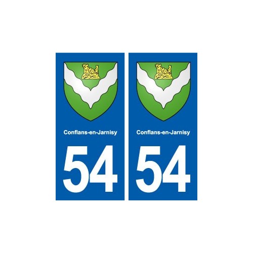 54 Conflans-en-Jarnisy blason autocollant plaque stickers ville