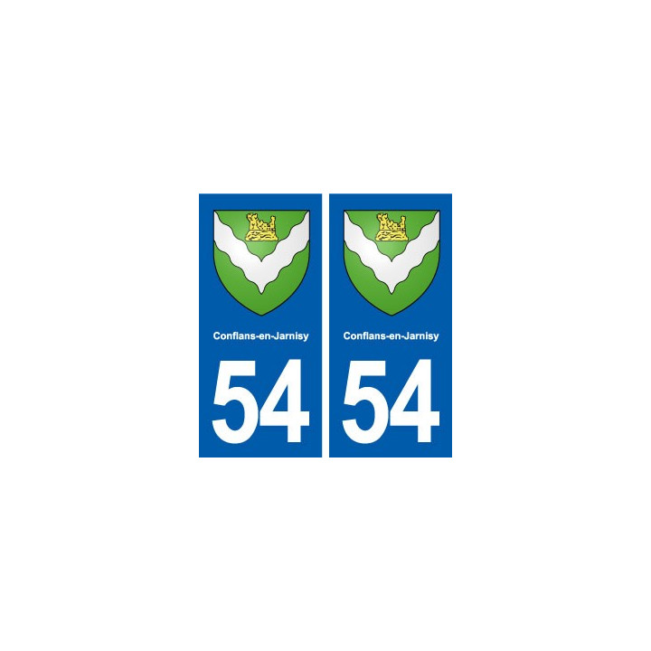 54 Conflans-en-Jarnisy blason autocollant plaque stickers ville