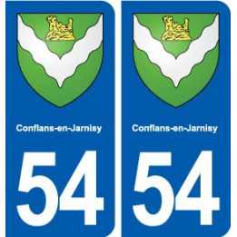 54 Conflans-en-Jarnisy blason autocollant plaque stickers ville
