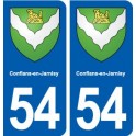 54 Conflans-en-Jarnisy blason autocollant plaque stickers ville