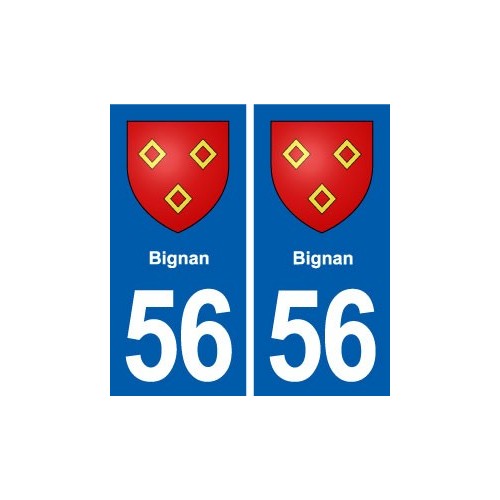 56 Surzur blason autocollant plaque stickers ville