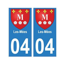 04 Les-Mées ville autocollant plaque