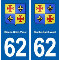 62 Biache-Saint-Vaast blason autocollant plaque stickers ville