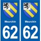 62 Meurchin blason autocollant plaque stickers ville