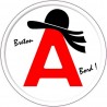 Un giovane driver discente sticker adesivo Bretagna cappello breton logo5