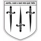 Autocollant blason Vallée d'Aspe béarn stickers adhésif