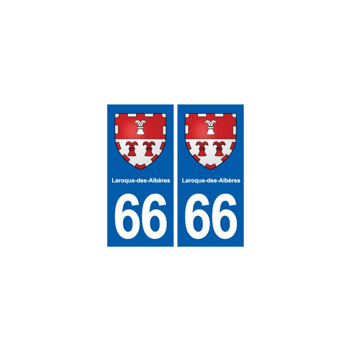 66 Saleilles blason autocollant plaque stickers ville