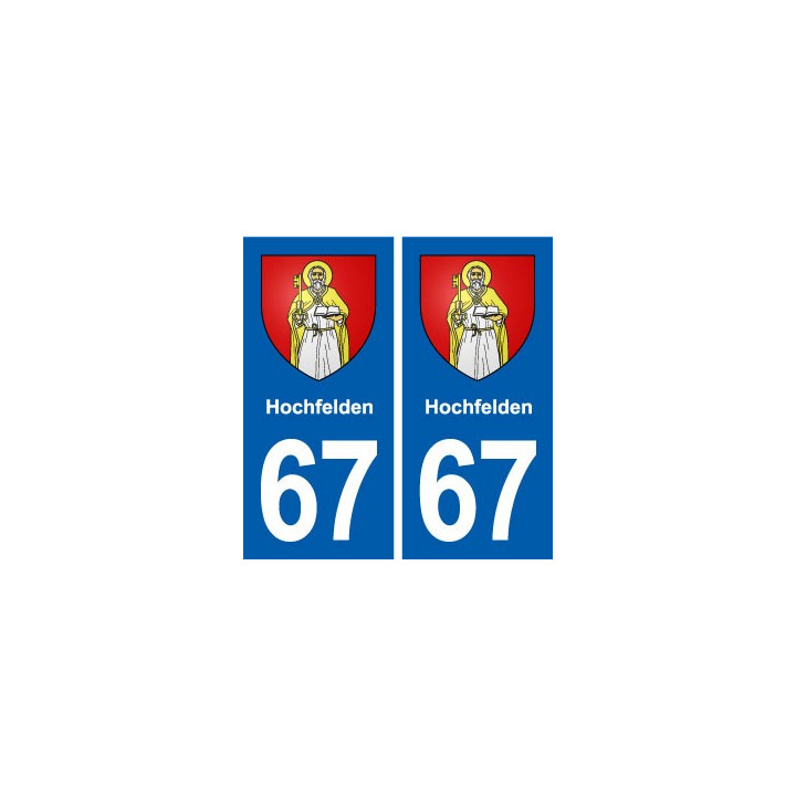 67 Holtzheim blason autocollant plaque stickers ville