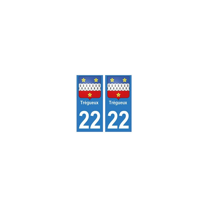 22 Dinan autocollant plaque blason armoiries stickers département