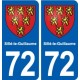 72 Sillé-le-Guillaume blason autocollant plaque stickers ville