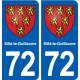 72 Sillé-le-Guillaume blason autocollant plaque stickers ville