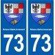 73 Brison-Saint-Innocent blason autocollant plaque immatriculation ville
