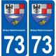 73 Brison-Saint-Innocent blason autocollant plaque immatriculation ville