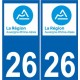 26 Drôme autocollant plaque nouveau logo