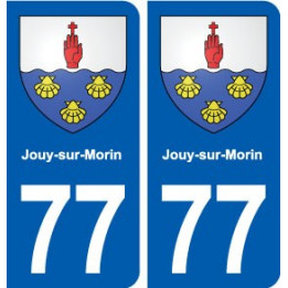 77 Jouy-sur-Morin blason autocollant plaque stickers ville