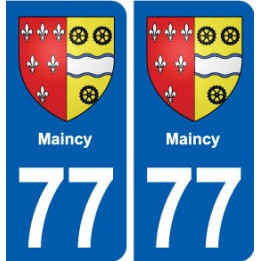 77 Maincy blason autocollant plaque stickers ville