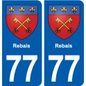 77 de Descuento escudo de armas de la etiqueta engomada de la placa de pegatinas de la ciudad