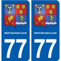 77 Saint-Germain-Laval blason autocollant plaque stickers ville