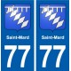 77 Saint-Mard blason autocollant plaque stickers ville