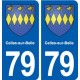 79 Celles-sur-Belle blason autocollant plaque stickers ville