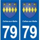 79 Celles-sur-Belle blason autocollant plaque stickers ville