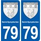 79 Saint-Symphorien blason autocollant plaque stickers ville