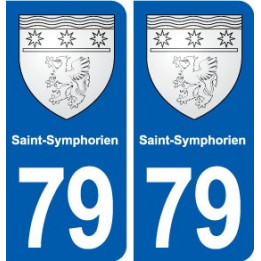 79 Saint-Symphorien blason autocollant plaque stickers ville
