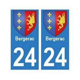 24 Dordogne autocollant plaque blason armoiries stickers département
