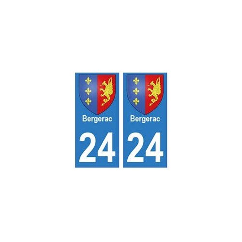 24 Dordogne autocollant plaque blason armoiries stickers département