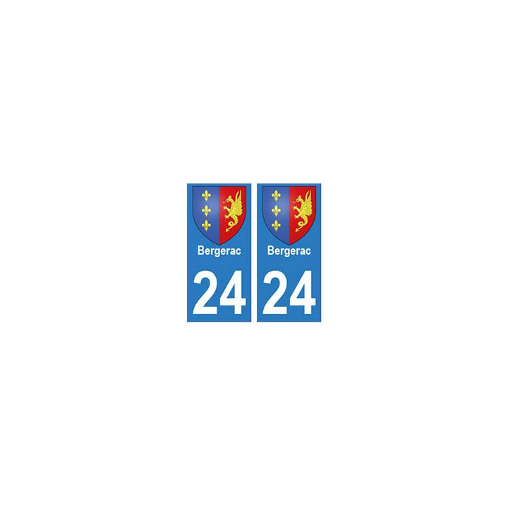 24 Dordogne autocollant plaque blason armoiries stickers département
