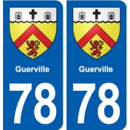 78 Garancières blason autocollant plaque stickers ville