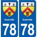 78 Garancières blason autocollant plaque stickers ville