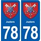 78 Juziers blason autocollant plaque stickers ville