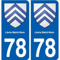 78 Lévis-Saint-Nom blason autocollant plaque stickers ville