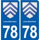 78 Lévis-Saint-Nom blason autocollant plaque stickers ville
