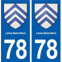 78 Lévis-Saint-Nom blason autocollant plaque stickers ville