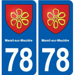 78 Mareil-sur-Mauldre blason autocollant plaque stickers ville