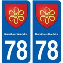 78 Mareil-sur-Mauldre blason autocollant plaque stickers ville