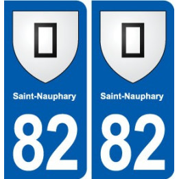 82 Saint-Nauphary blason autocollant plaque stickers ville