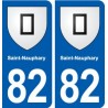 82 Saint-Nauphary blason autocollant plaque stickers ville