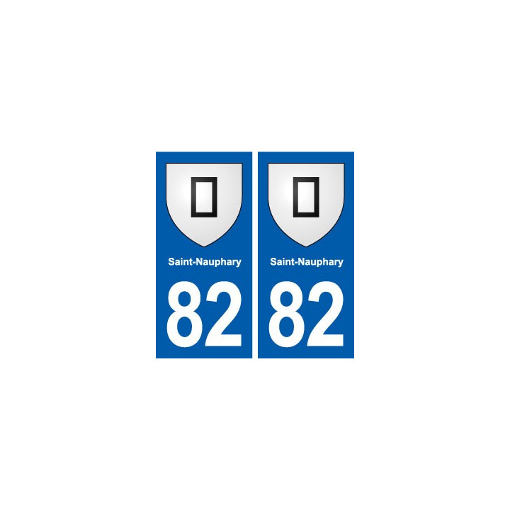 82 Saint-Nauphary blason autocollant plaque stickers ville