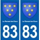 83 Le Revest-les-Eaux blason autocollant plaque stickers ville